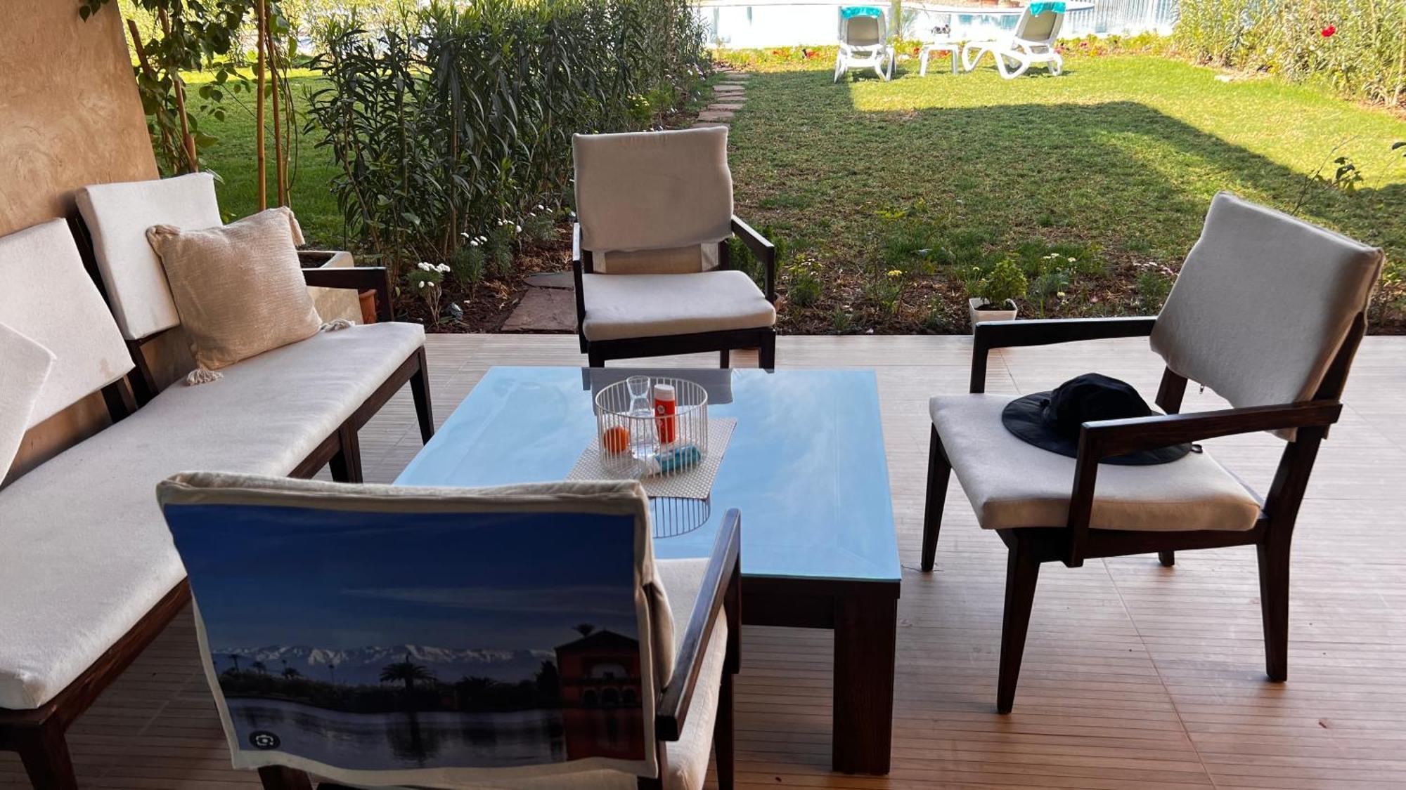 Mini-Villa Situee Dans Une Residence Prestigia A Marrakech, Avec Une Vue Sur La Piscine Et Le Golf Une Securite 24H Sur 24 Et Une Proximite Ideale De L Aeroport 5 Minutes C Est Une Offre Parfaite Pour Des Vacances มาร์ราเกช ภายนอก รูปภาพ